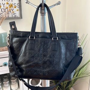 Coach leather work bag/briefcase